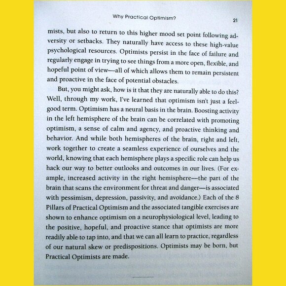 Book - Practical Optimism: The Art, Science & Practice of Exceptional Well-Being - Picture 7 of 16